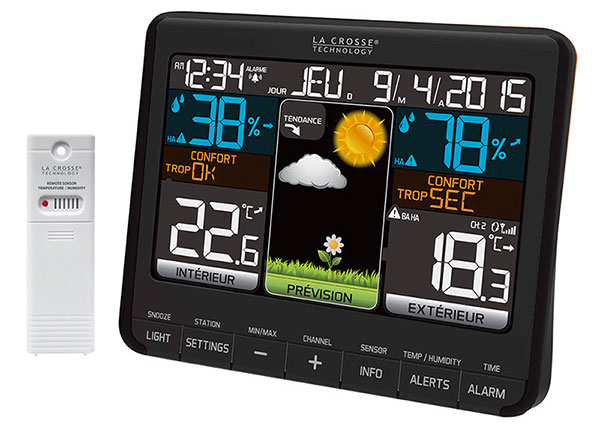 Метеостанция La Crosse WS6825 с цветным экраном