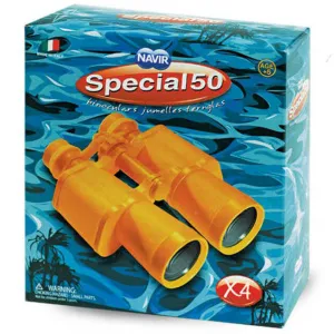 Бинокль детский Navir «Морской» 4x, желтый, с футляром, изображение 3