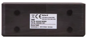 Часы настольные Bresser MyTime W Color LED, черные, изображение 10