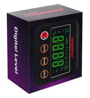 Цифровой уровень Ermenrich Verk LQ40, черный, изображение 6