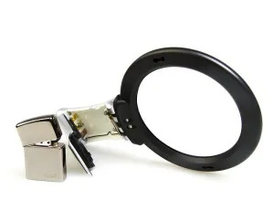 Лупа на ручке/настольная Veber 2x/4x, 100/25 мм, с подсветкой (MG1713-1) , изображение 2