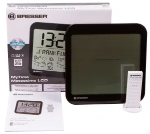 Часы настенные Bresser MyTime Meteotime LCD, изображение 3
