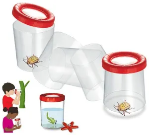 Банка для насекомых Navir «Мега» с лупой 3x и жуком, изображение 5