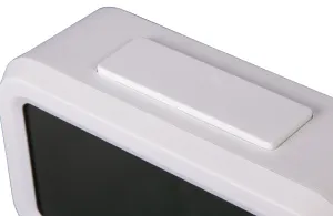 Часы настольные Bresser MyTime Duo LCD, белые, изображение 7