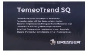 Метеостанция Bresser TemeoTrend SQ с радиоуправлением, белая, изображение 15