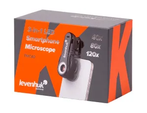 Микроскоп для телефона с подсветкой «3 в 1» Levenhuk Kelvin TMC40, изображение 3