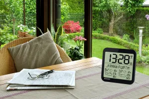 Часы настенные Bresser MyTime Meteotime LCD, изображение 2