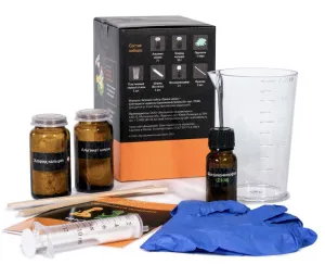 Набор для опытов «Трюки науки» Z109 «Светящиеся червячки», желтый/бирюзовый, изображение 2