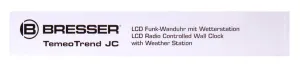 Метеостанция (настенные часы) Bresser TemeoTrend JC LCD с радиоуправлением, белая, изображение 13