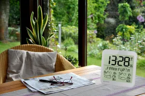 Часы настенные Bresser MyTime Meteotime LCD, изображение 14