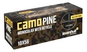 Монокуляр камуфляжный Levenhuk Camo Pine 10x56 с сеткой, изображение 18