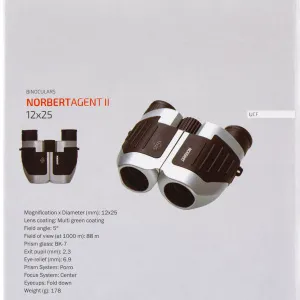 Бинокль Norbert Agent ll 12x25 UCF, изображение 8