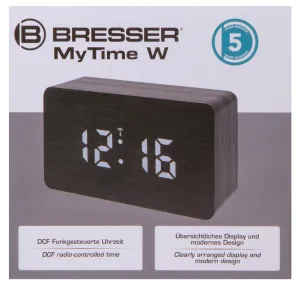 Часы настольные Bresser MyTime W Color LED, черные, изображение 13