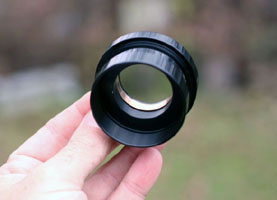 Переходник с 2 дюймов на 1,25 дюйма с медным кольцом.